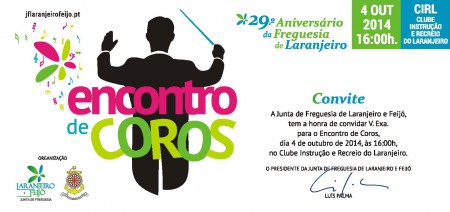 04-10-14 - Encontro de Coros no 29º Aniversário da Freguesia do Laranjeiro